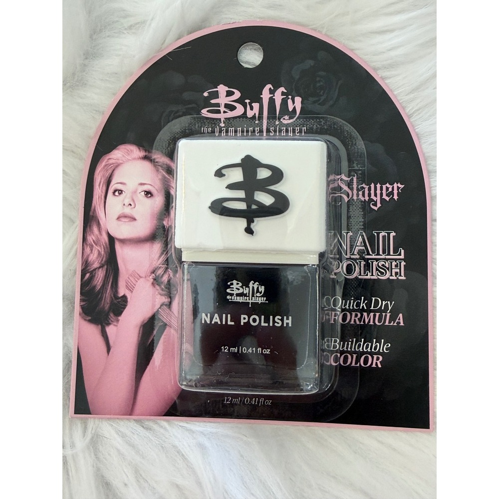 Buffy the Vampire Slayer Nail Polish Quick Dry Dark Buildable Color 12ml NEW